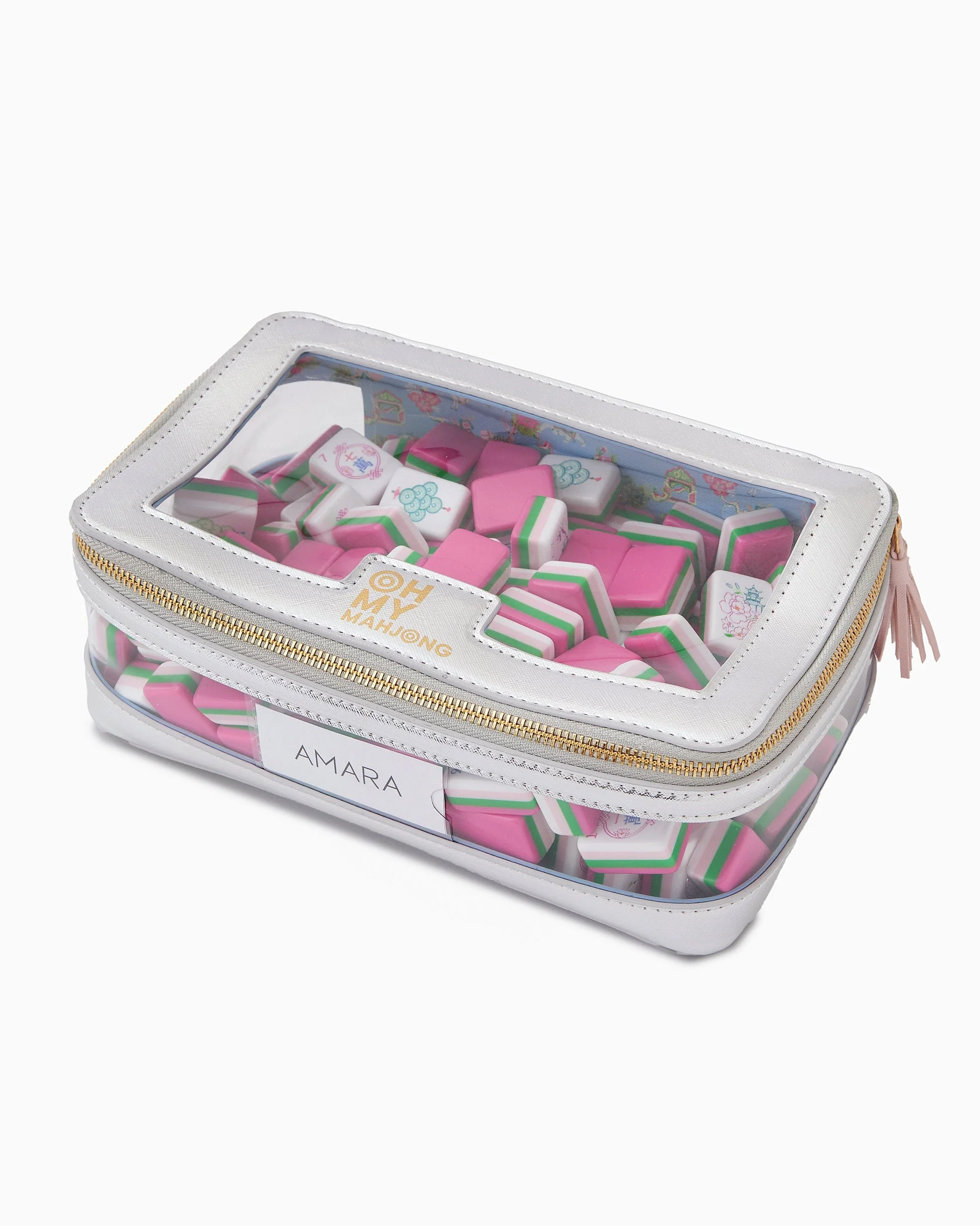 Oh My Mahjong - Silver Tile Storage Bag - Image 3