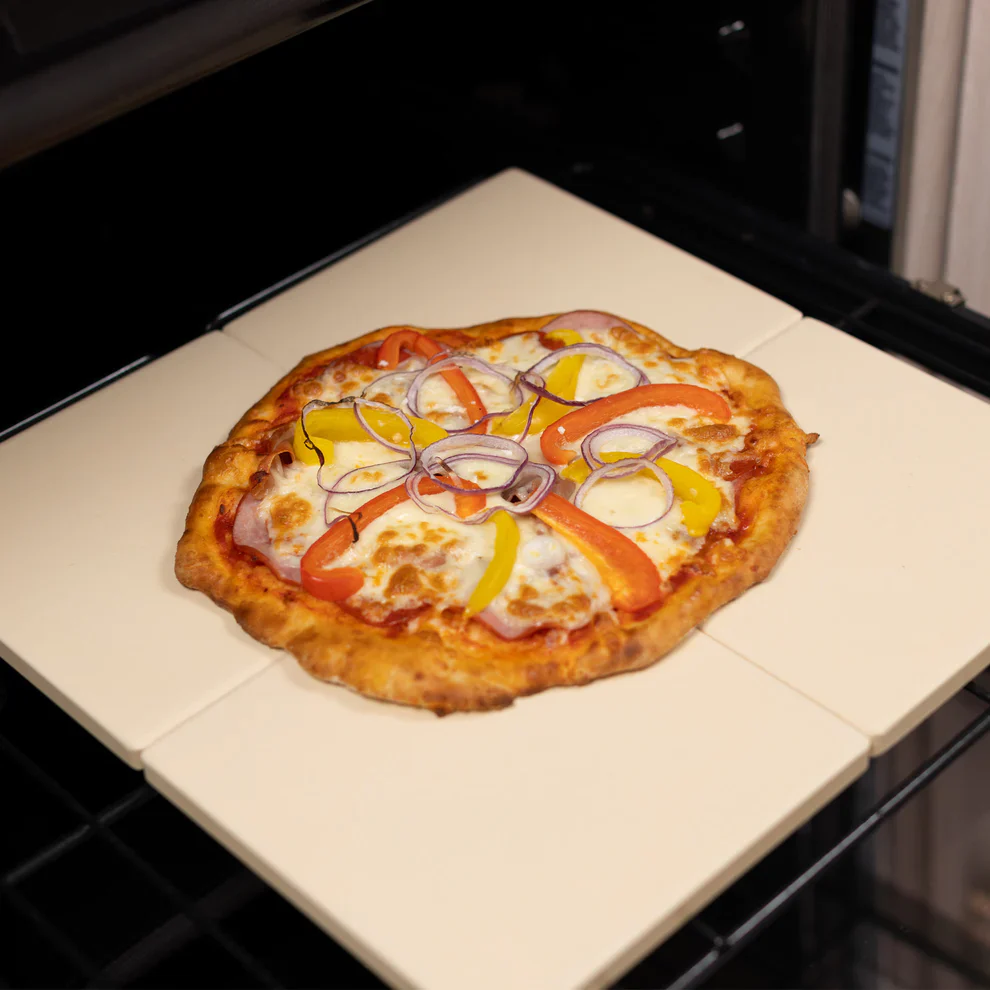 Old Stone Pizza Kitchen - Individual Square Pizza Stone Set - Image 3