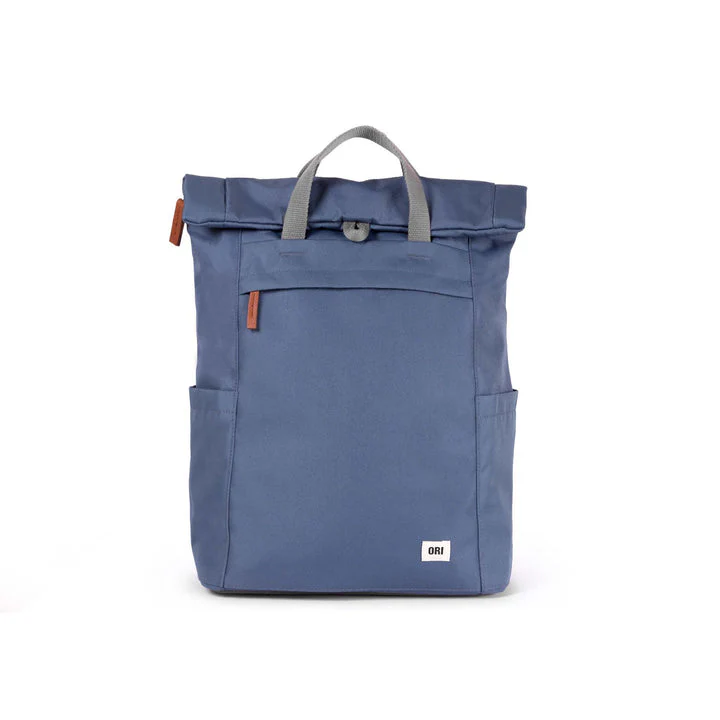 Ori London - Large Finchley A Backpack, Airforce Recycled Canvas