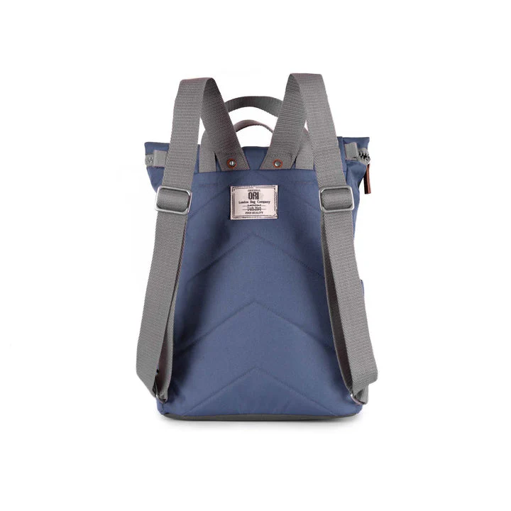 Ori London - Large Finchley A Backpack, Airforce Recycled Canvas - Image 3