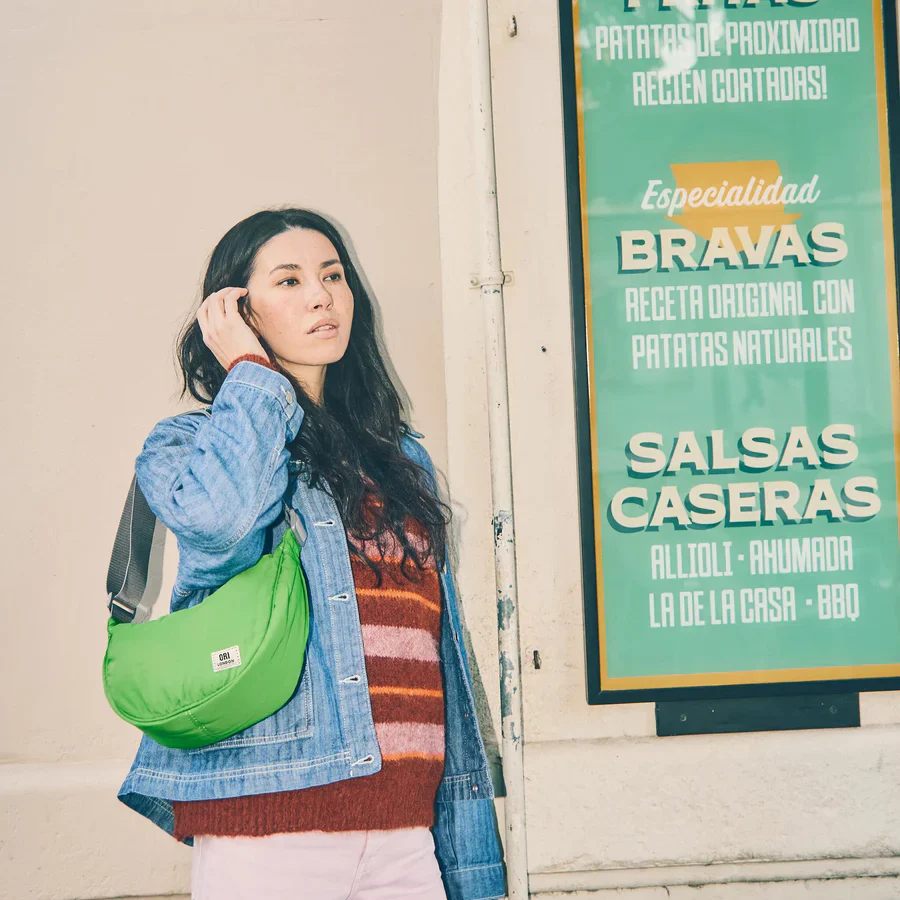 Ori London - Farringdon Sling Bag, Online Lime - Image 2