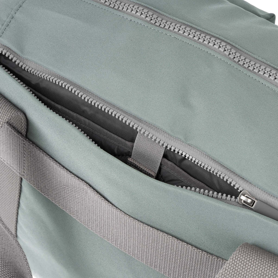Ori London - Gatwick Duffle, Pewter Recycled Canvas - Image 5