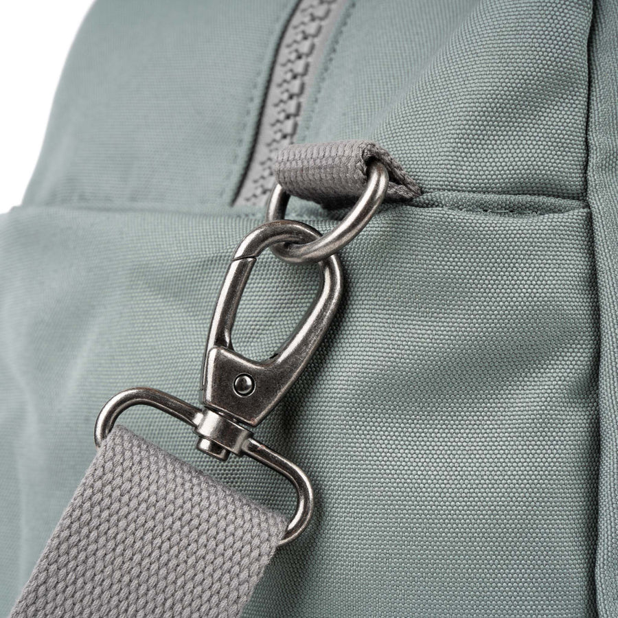 Ori London - Gatwick Duffle, Pewter Recycled Canvas - Image 7