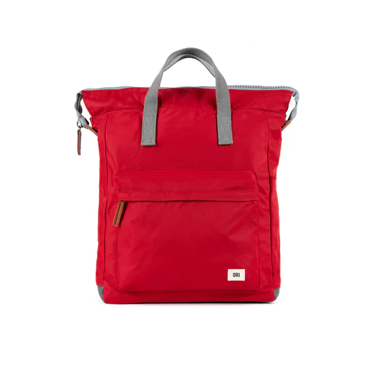 Ori London - Large Bantry B Backpack, Cranberry Recycled Nylon