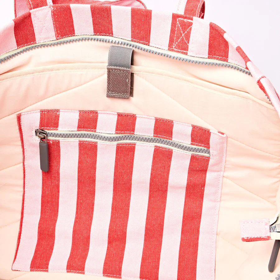 Ori London - Marylebone Tote, Strawberry Stripe - Image 3