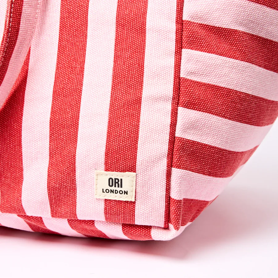 Ori London - Marylebone Tote, Strawberry Stripe - Image 5
