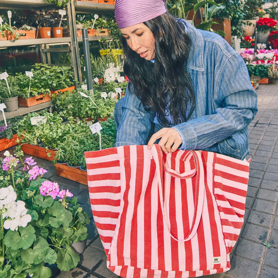 Ori London - Marylebone Tote, Strawberry Stripe - Image 6