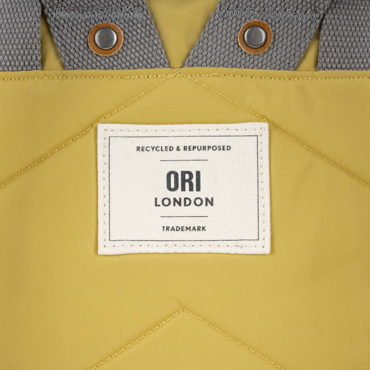 Ori London - Medium Canfield B Backpack, Bamboo Recycled Nylon - Image 6