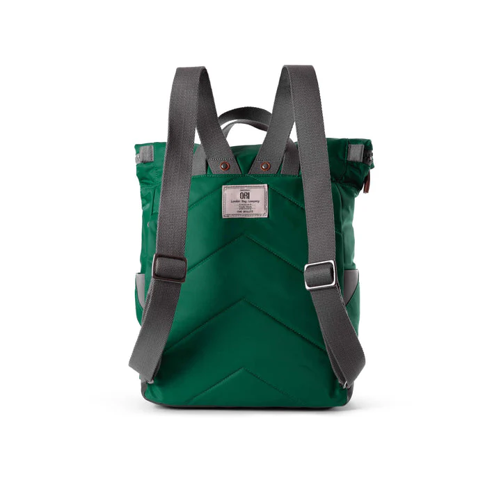 Ori London - Medium Canfield B Backpack, Emerald Recycled Nylon - Image 3