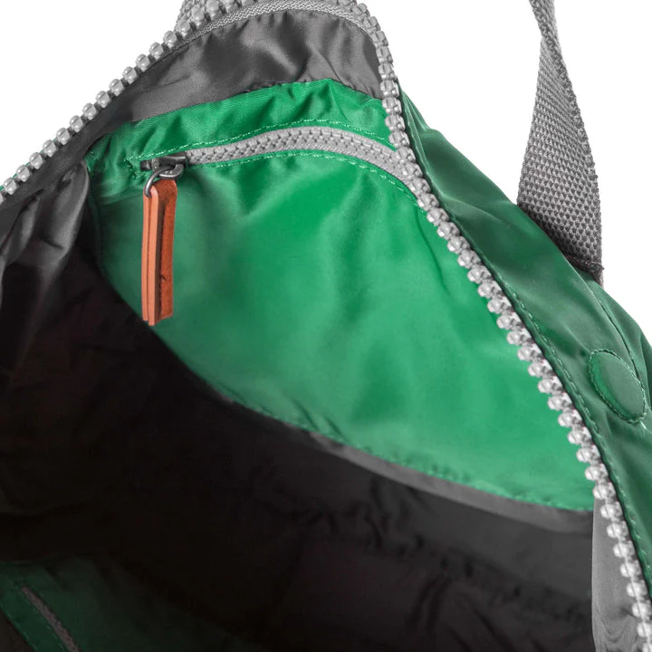 Ori London - Medium Canfield B Backpack, Emerald Recycled Nylon - Image 5