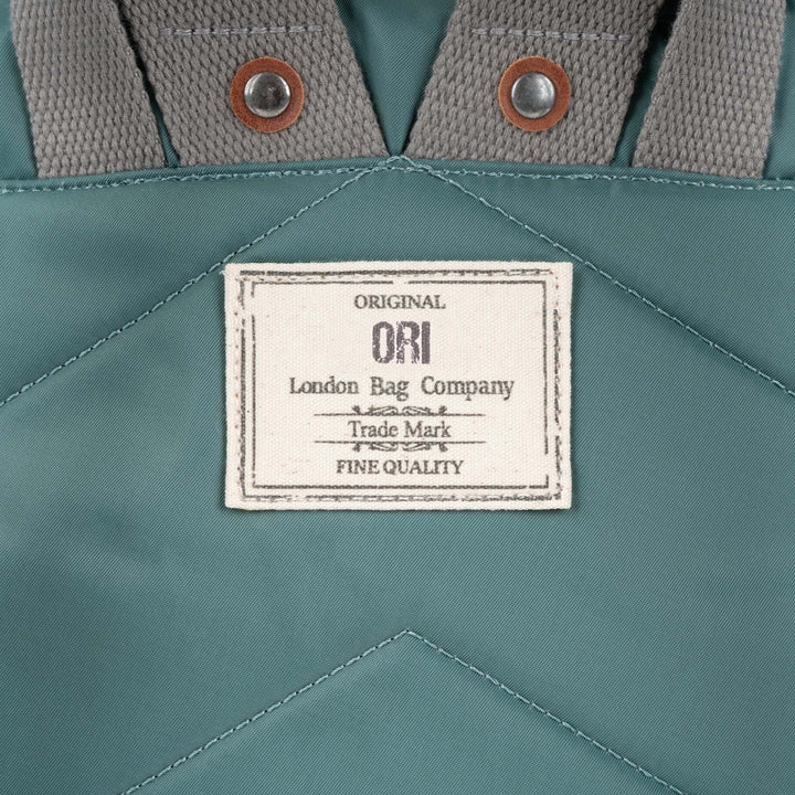 Ori London - Medium Canfield B Backpack, Spearmint Recycled Nylon - Image 4