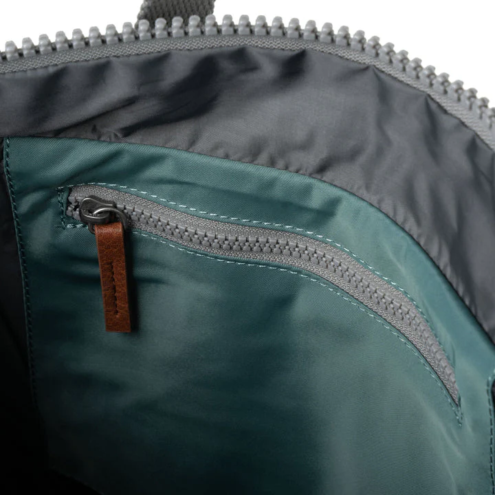 Ori London - Medium Canfield B Backpack, Spearmint Recycled Nylon - Image 5
