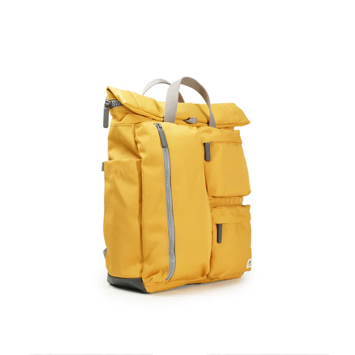 Ori London - Medium Richmond Backpack, Flax Recycled Canvas - Image 2