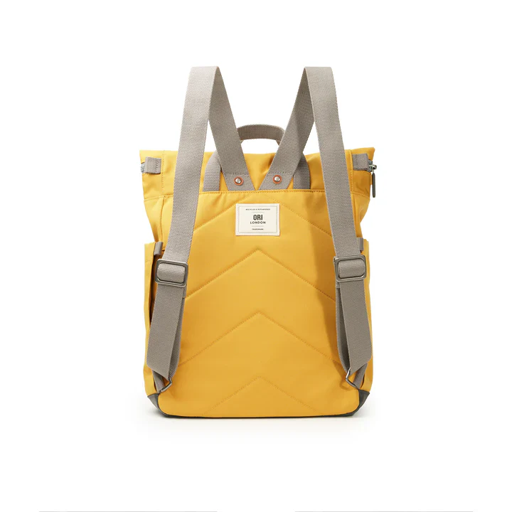 Ori London - Medium Richmond Backpack, Flax Recycled Canvas - Image 5