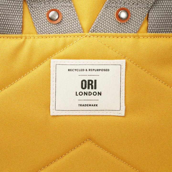 Ori London - Medium Richmond Backpack, Flax Recycled Canvas - Image 7