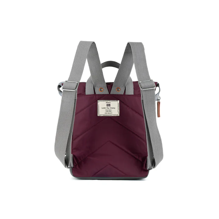 Ori London - Small Bantry B Backpack, Plum Recycled Nylon - Image 5