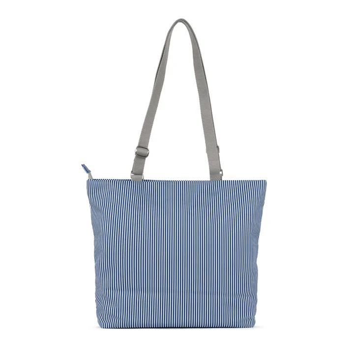 Ori London - Trafalgar Tote B, Hickory Stripe Recycled Canvas - Image 3