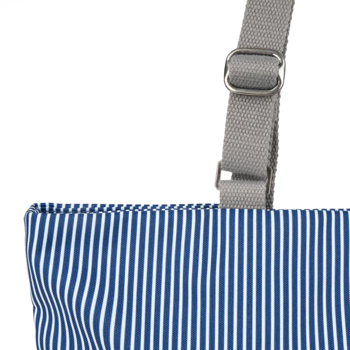 Ori London - Trafalgar Tote B, Hickory Stripe Recycled Canvas - Image 6
