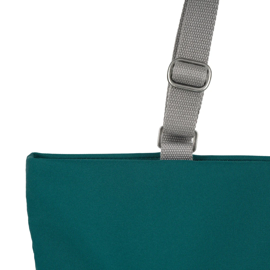 Ori London - Trafalgar Tote B, Teal Recycled Canvas - Image 4