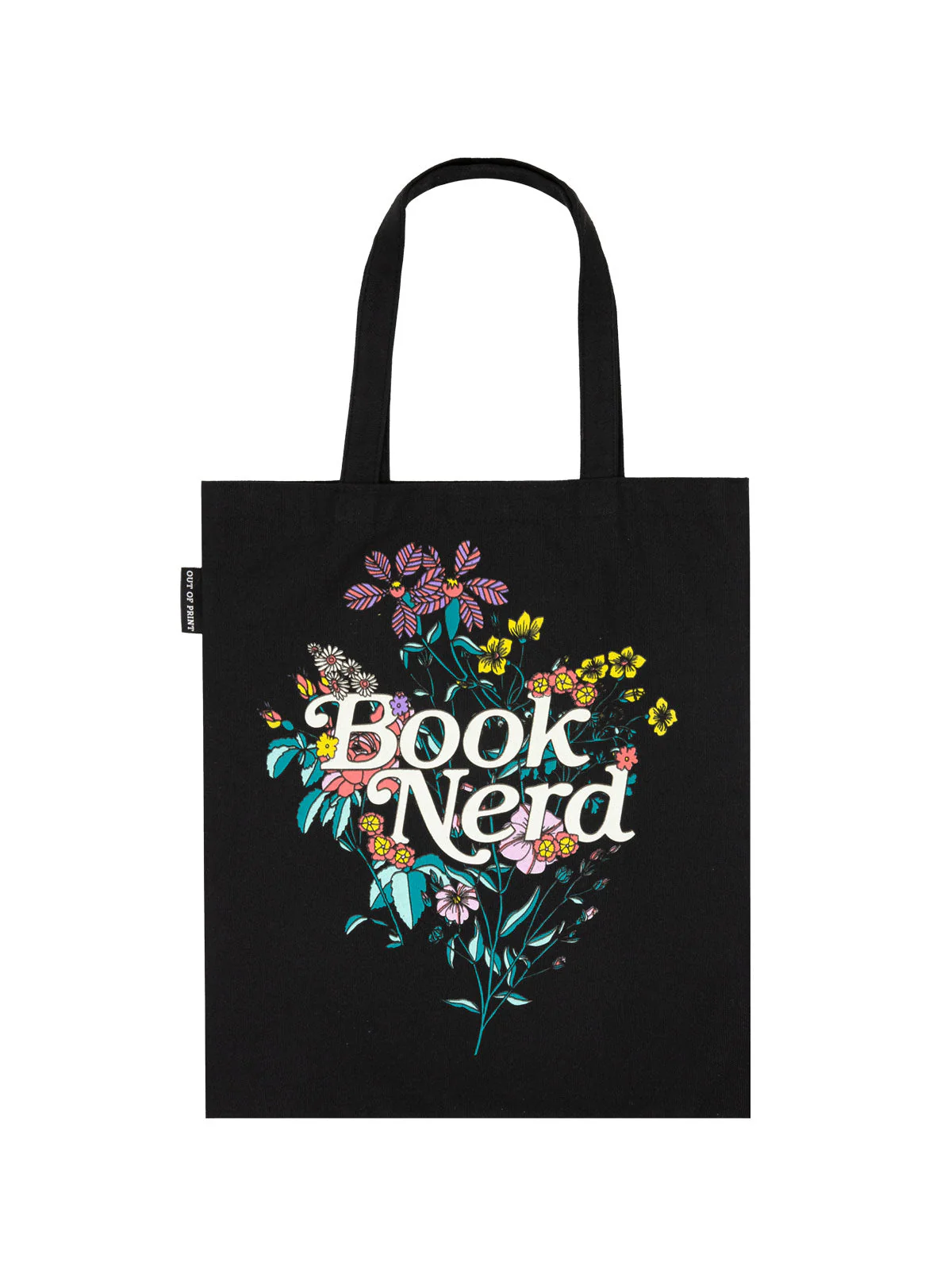 Out of Print - Book Nerd Floral Tote Bag