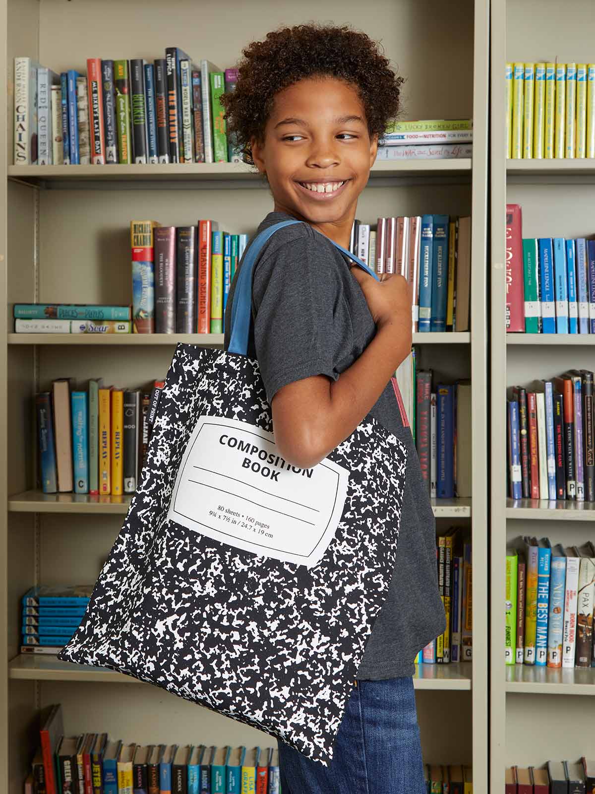 Out of Print - Composition Notebook Tote Bag - Image 3