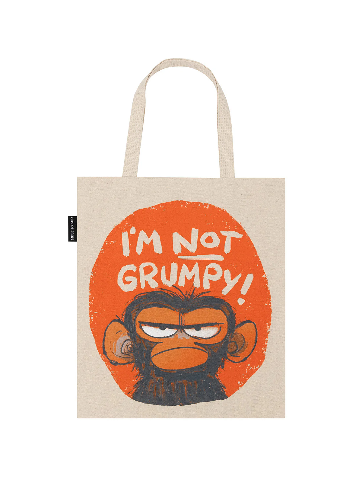 Out of Print - Grumpy Monkey Tote Bag