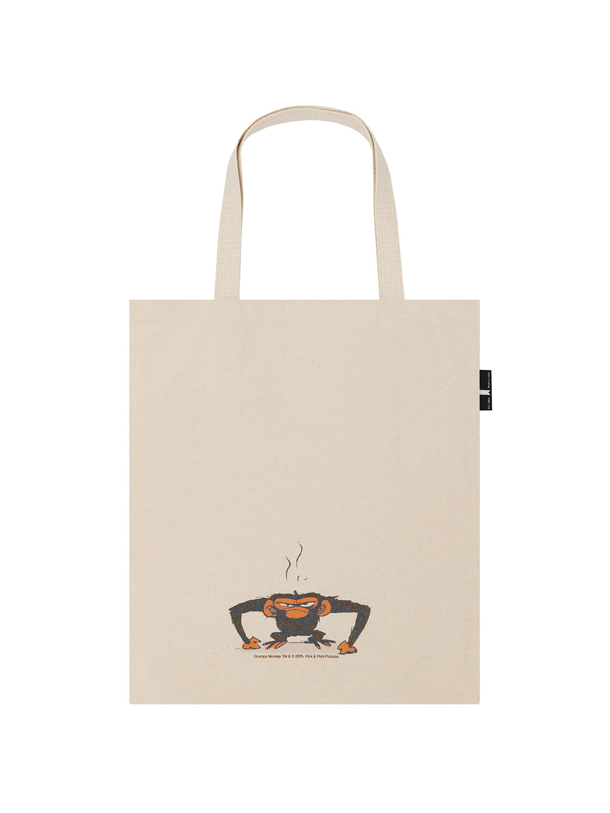 Out of Print - Grumpy Monkey Tote Bag - Image 2