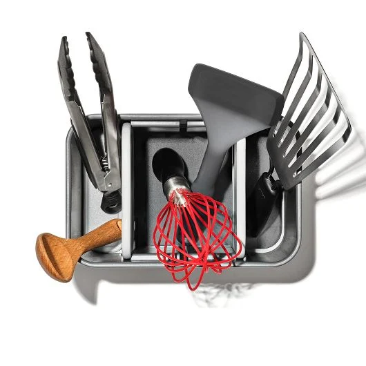 OXO - Good Grips Adjustable Stainless Steel Utensil Holder - Image 2