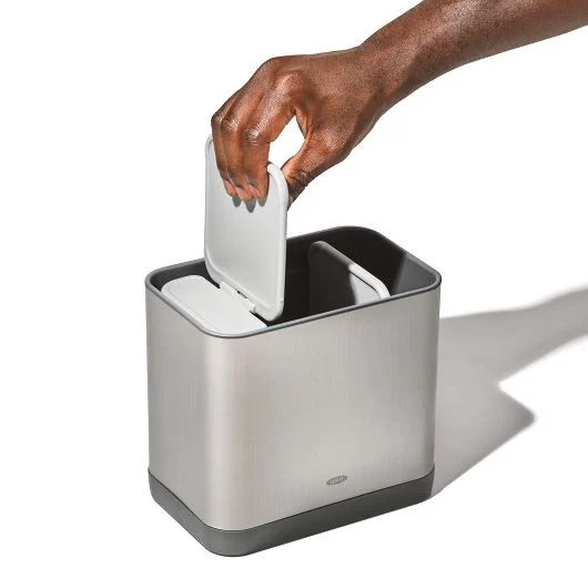 OXO - Good Grips Adjustable Stainless Steel Utensil Holder - Image 3
