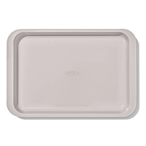 OXO - Good Grips Non-Stick Pro Ceramic Coated Metal Quarter Sheet Pan - Image 3