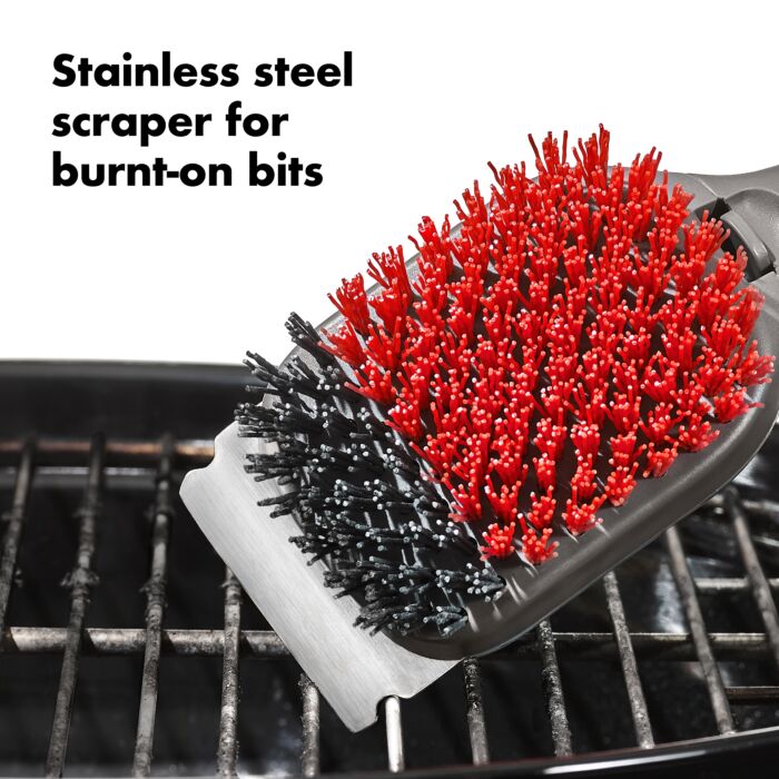 OXO - Nylon Grill Brush for Cold Cleaning - Image 5