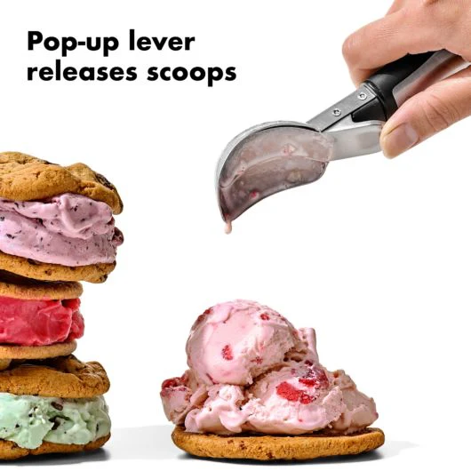 OXO - Steel Lever Ice Cream Scoop - Image 2