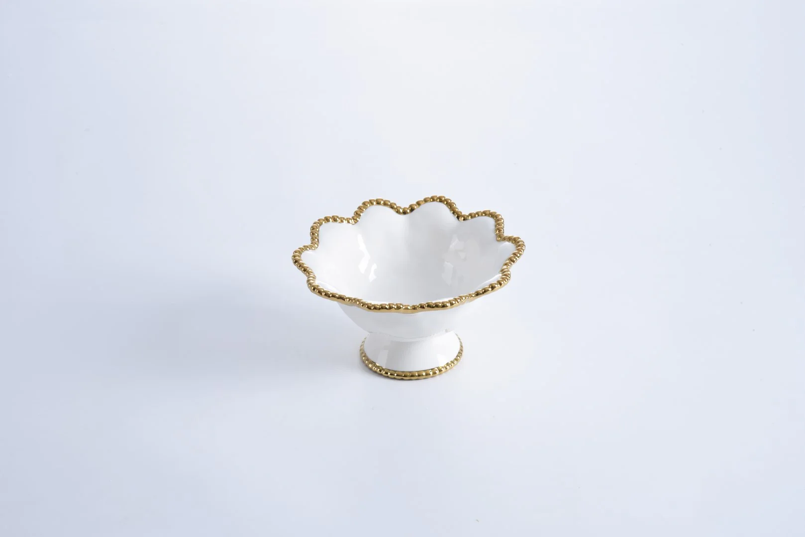 Pampa Bay - Golden Salerno Footed Bowl