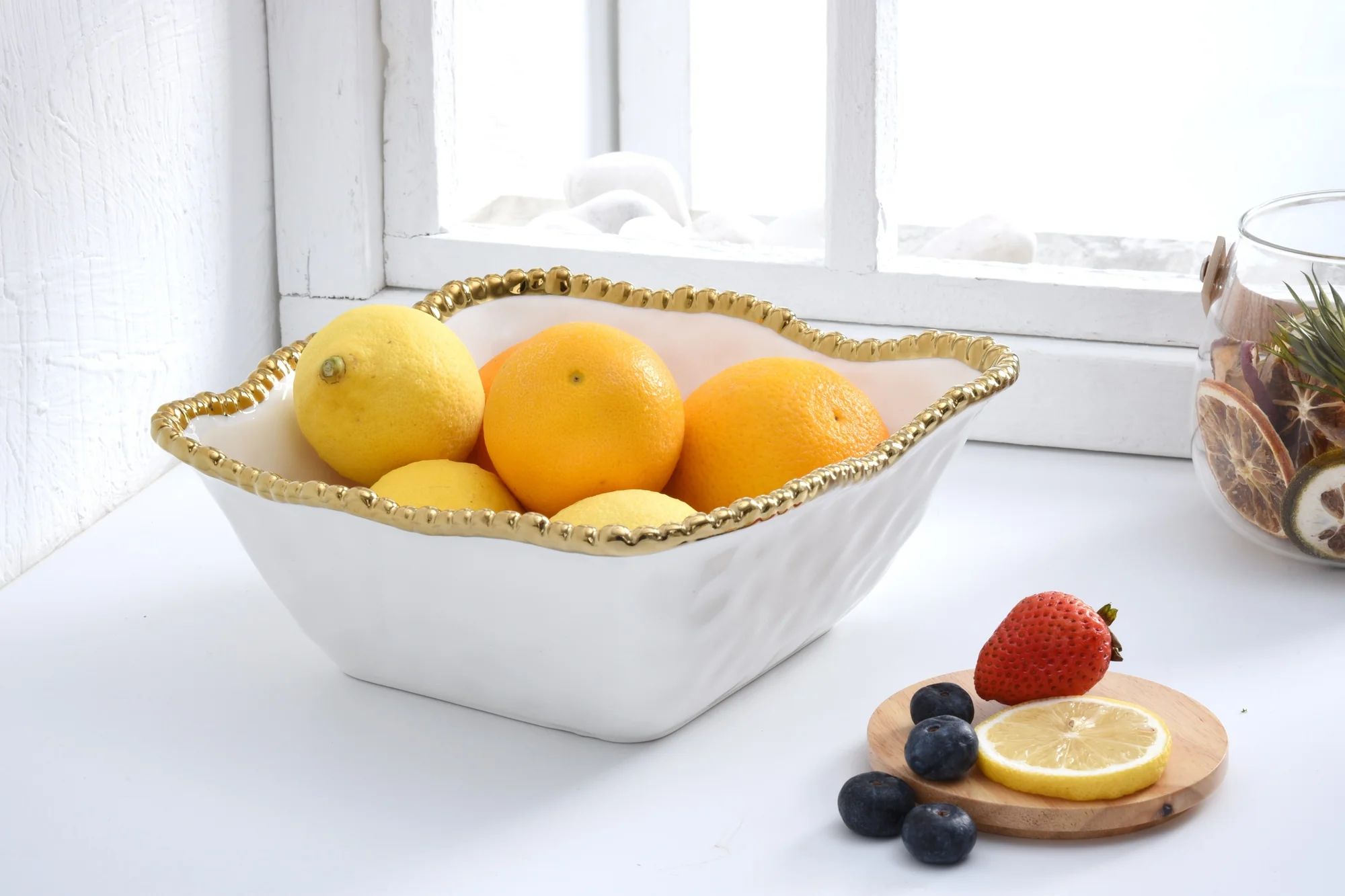 Pampa Bay - Golden Salerno Medium Square Salad Bowl - Image 2