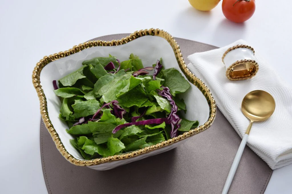 Pampa Bay - Golden Salerno Medium Square Salad Bowl - Image 3