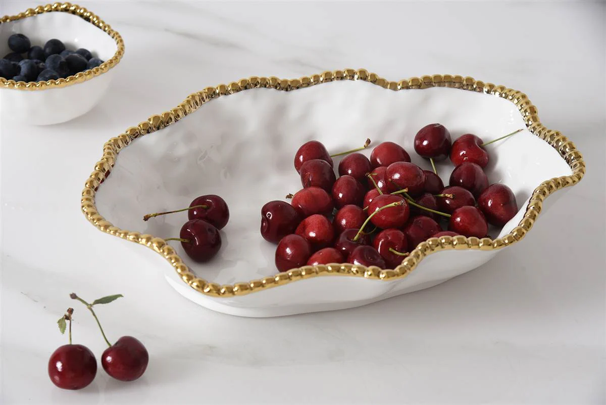 Pampa Bay - Golden Salerno Serving Bowl - Image 2