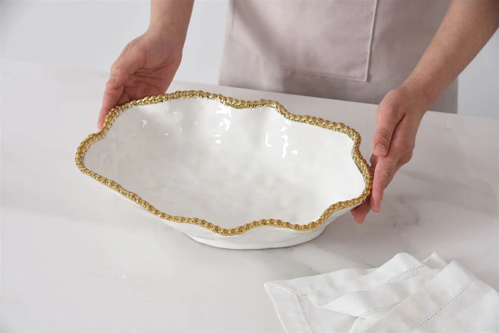 Pampa Bay - Golden Salerno Serving Bowl - Image 3
