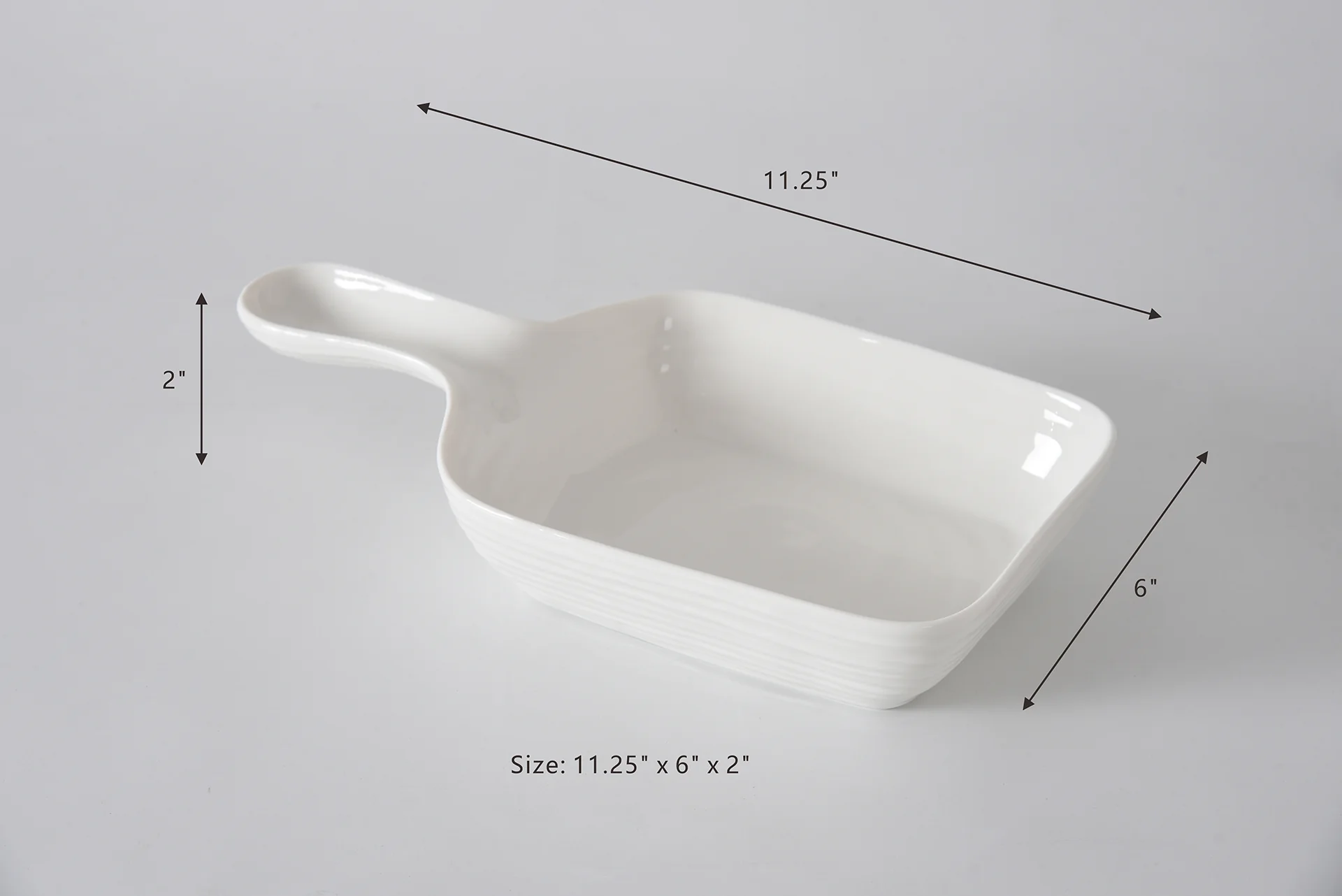Pampa Bay - Le Blanc Serving Dish with Handle - Image 4