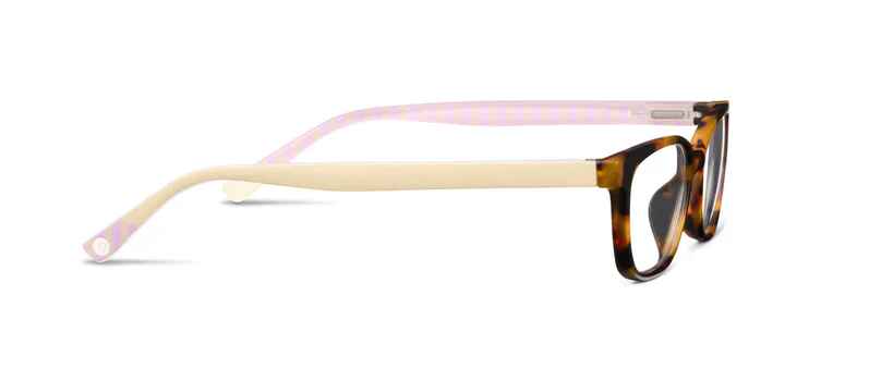 Peepers - Beach Read Blue Light Reading Glasses, Tortoise/Summer Stripe - Image 3