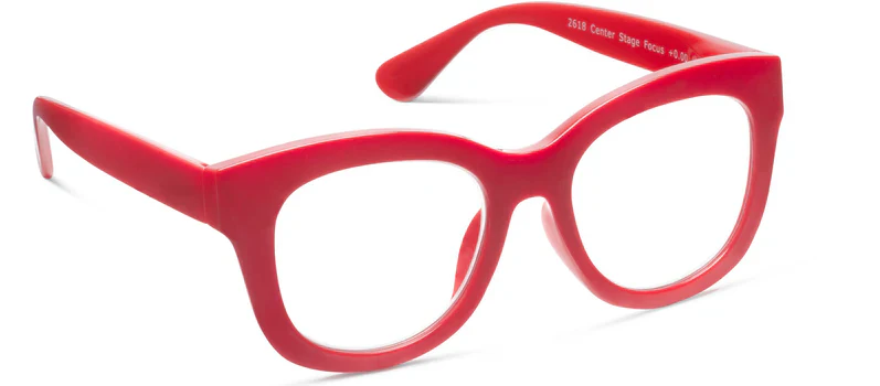 Peepers - Center Stage Blue Light Reading Glasses, Red - Image 2