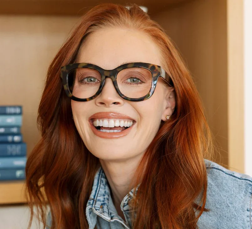 Peepers - Center Stage Blue Light Reading Glasses, Tortoise - Image 3