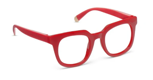 Peepers - Harlow Blue Light Reading Glasses, Red