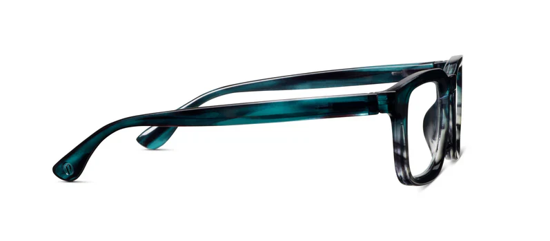 Peepers - Otto Blue Light Reading Glasses, Teal Ombre Horn - Image 3