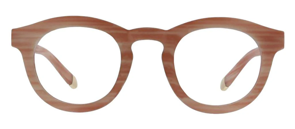 Peepers - Stardust Blue Light Reading Glasses, Pink Horn - Image 3