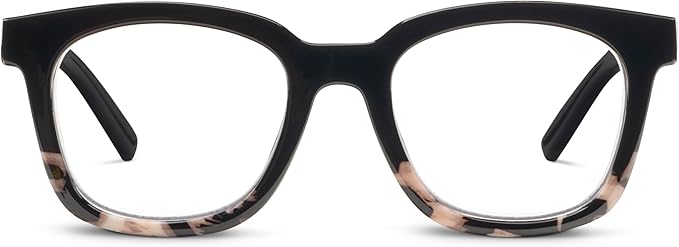 Peepers - To The Max Blue Light Reading Glasses, Black/Black Marble