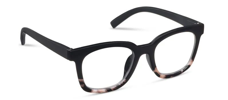 Peepers - To The Max Blue Light Reading Glasses, Black/Black Marble - Image 2