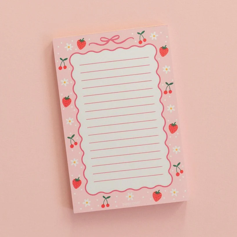 Pippi Post - Berries & Bows Notepad