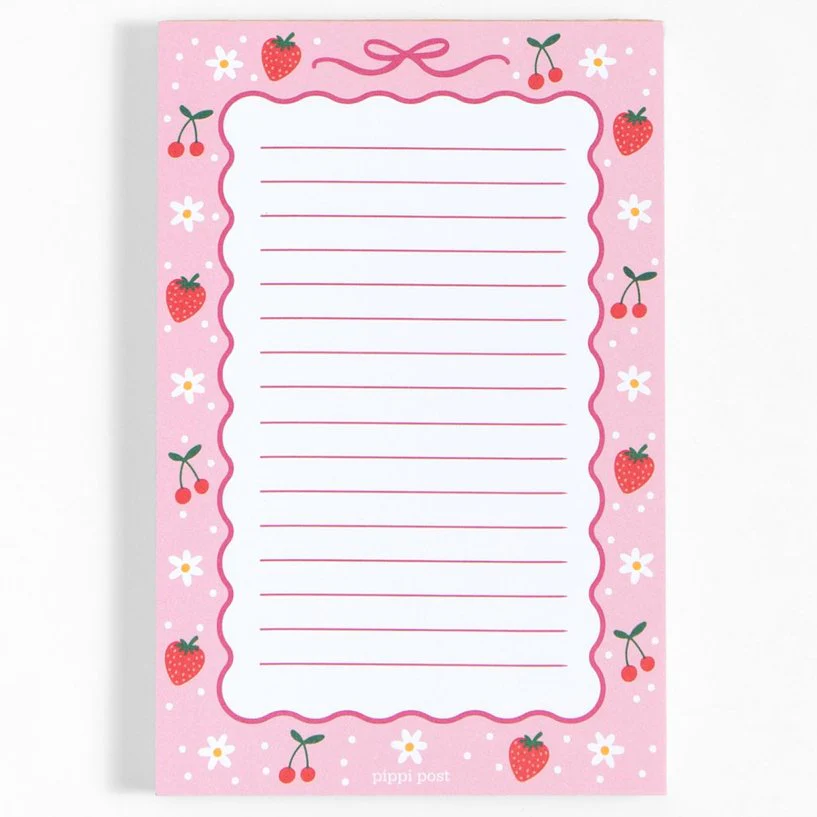 Pippi Post - Berries & Bows Notepad - Image 2