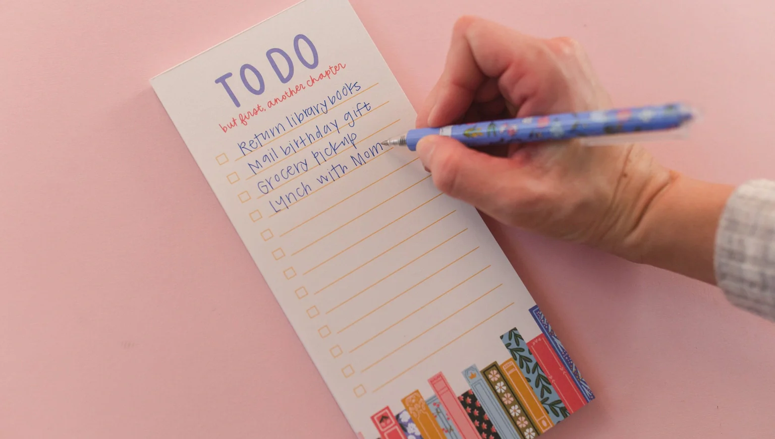 Pippi Post - But First Another Chapter Books To-Do Notepad - Image 2