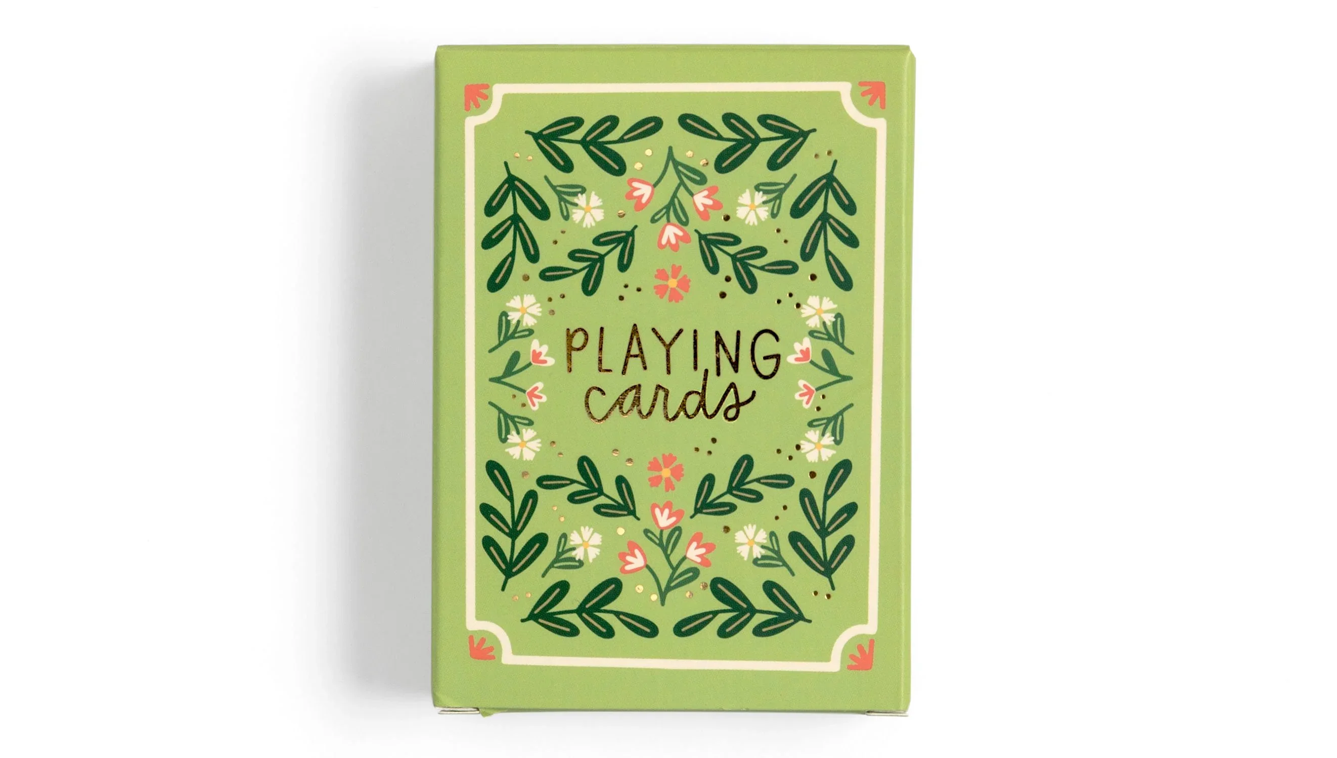 Pippi Post - Green Floral Deck of Playing Cards - Image 5